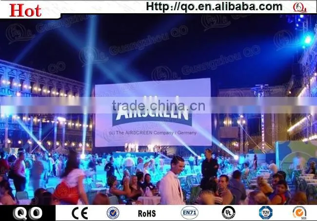 Novel design advertising inflatable movie screen for sale
