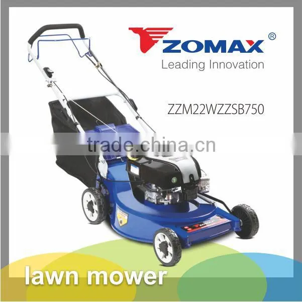 China 16inch wheel adjustable grass cutting B&S B450E American gasoline engine wholesale manual cheap mini lawn mower for sale