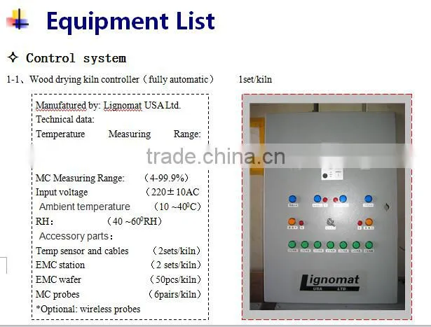 Conventional wood drying kiln Germany technology