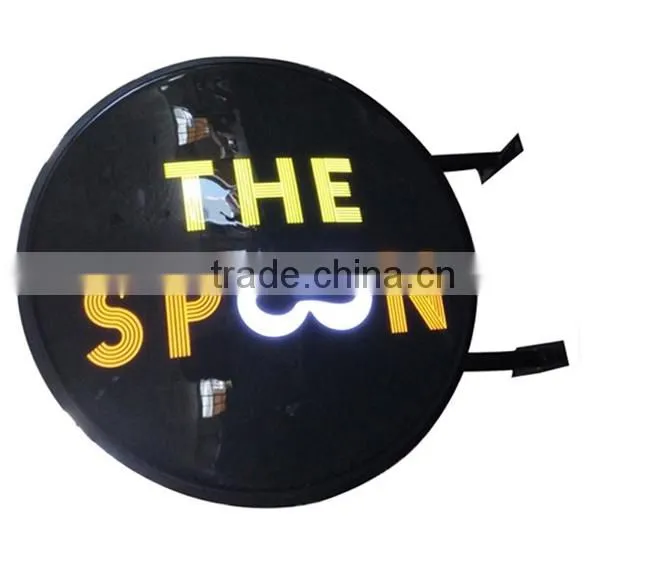 rotating light box ,led slim aluminum frame light box for advertising