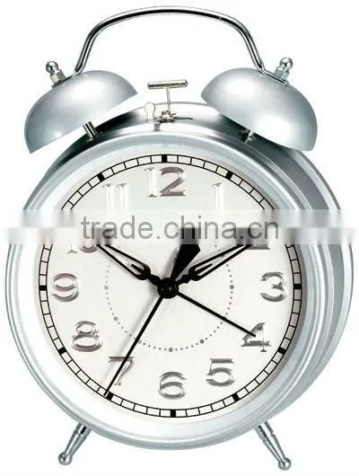 6.6 inches metal mechanical alarm clock