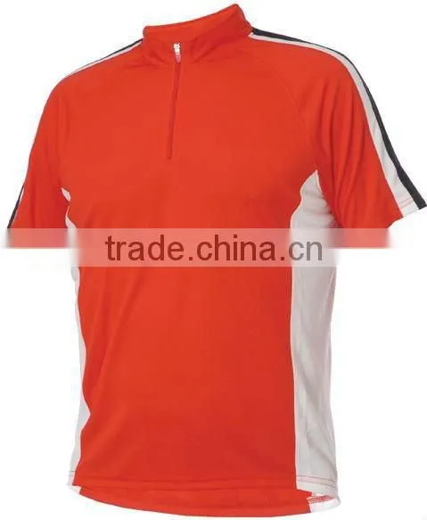 Short Sleeve Blue Cycling Jersey