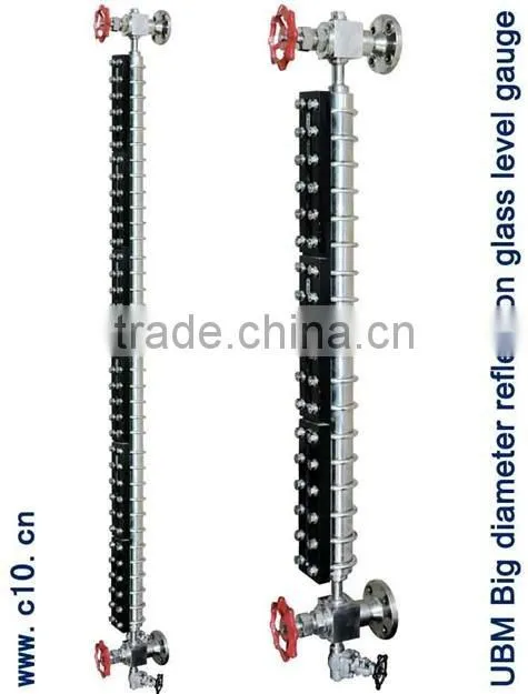 UBM Big Diameter glass level indicator