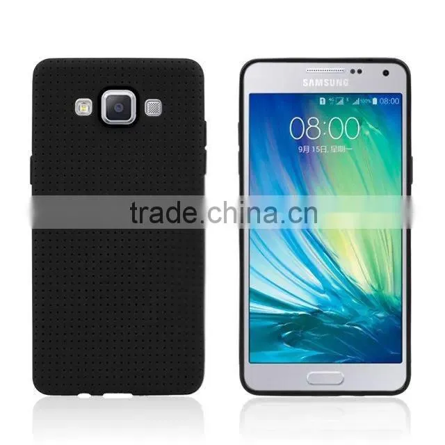 Hot sale new product for 2015, honeycomb style smart phone accessories ,soft TPU case for samsung galaxy A5000 back cover