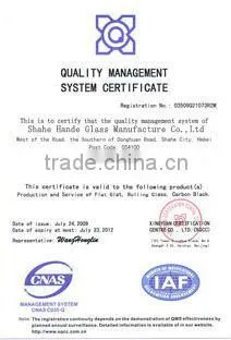 clear buket acid etched glass