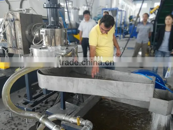 recycled plastic granulating machine with CE certificate