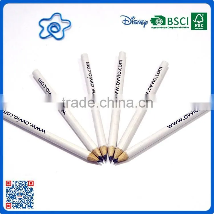 Wholesale 3.5 inch mini wooden pencil HB or color lead pencil printing 1 color logo in bulk for promotion