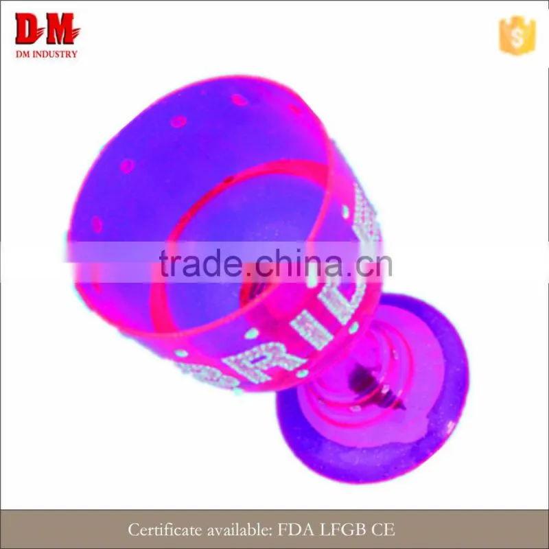 850ml LFGB new plastic attractive big champagne glass