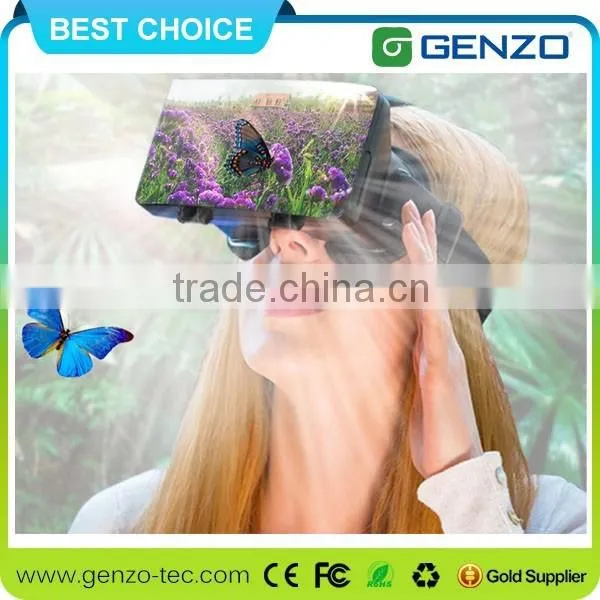 Findbest Enhanced Version VR BOX Virtual Reality Headset 3D Video Movie Game VR Glasses BOX For 4~6 inch Smartphones
