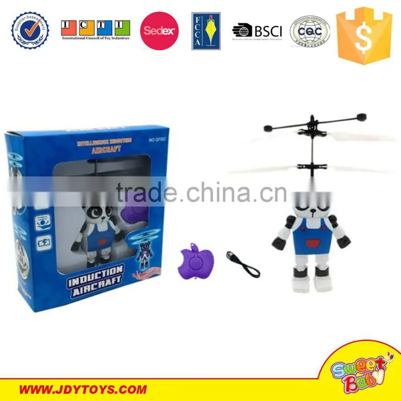 Newest Remote control hand sensor intellisense express your love flying rose flower valentine gift toy with light and music