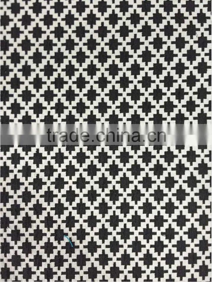 61%polyester 36%cotton 3%spandex woven Jacquard for dess, trousers, coat or home textile