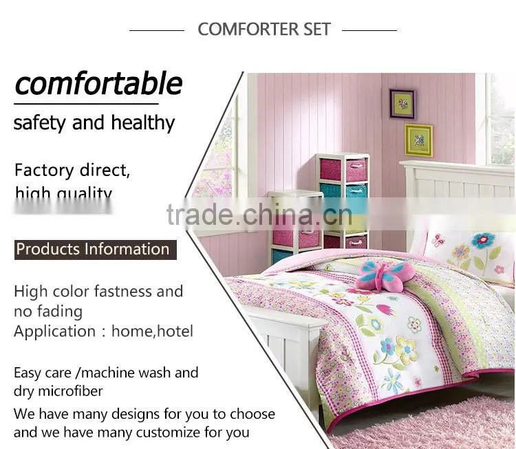 king size 8pcs printed comforter set
