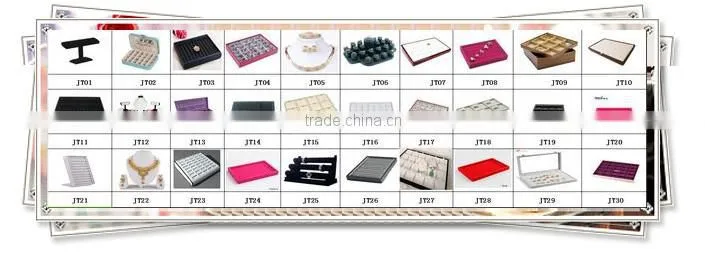 YiWu wholesale white ring display,jewelry display tray