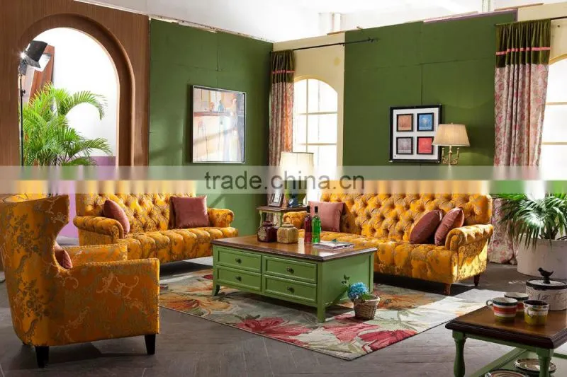 modern orange modular sofa