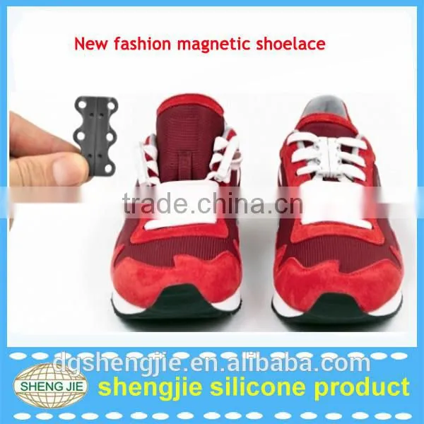 Europe hot selling bulk sale custom no tie magnetic shoelaces zubits colorful magnetic shoe closures