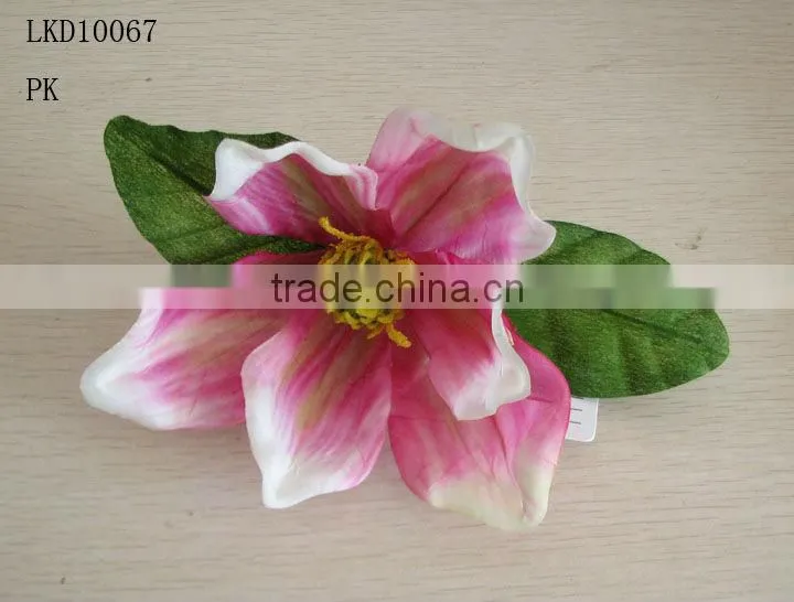 2014 Popular Napkin Ring Artificial Polyester Magnolia Flower Napkin Ring