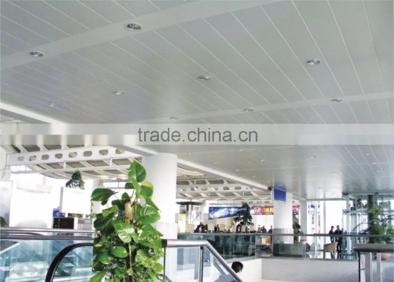 Airport Ofen Used Aluminum Metal Frame Interior Strip Ceiling Panel
