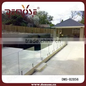 modern fence prefabricated/plexiglass fence for for villa