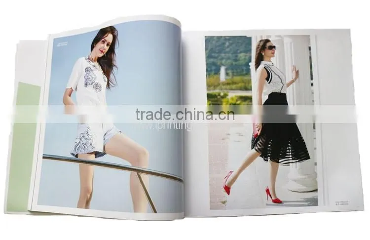 Hot stamping embossing softcover fashion photo album printing