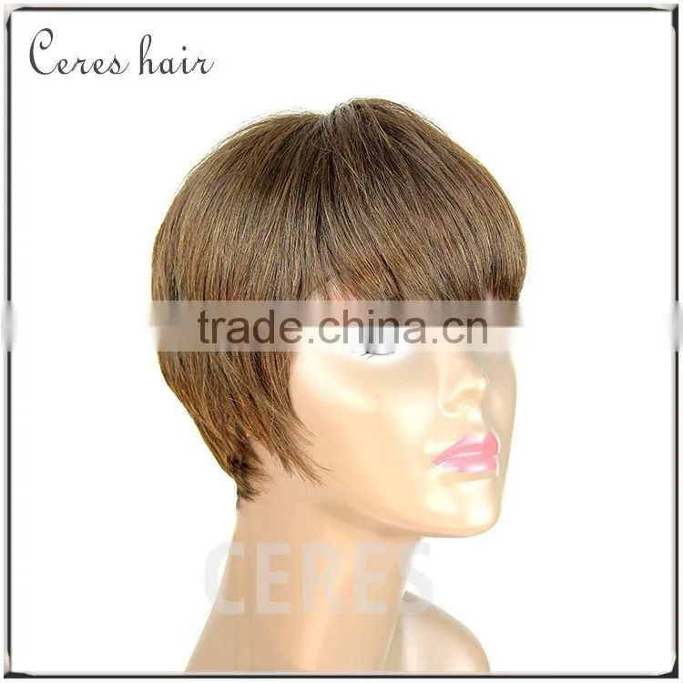 Silky Straight European Virgin Human Hair Lace front Wigs Blond 613 Lace Wig