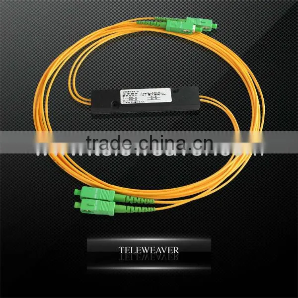 1x2 single mode fiber optic splitter coupler