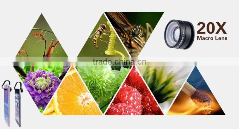 phone accessories 20x macro lens mobile phone camera lens
