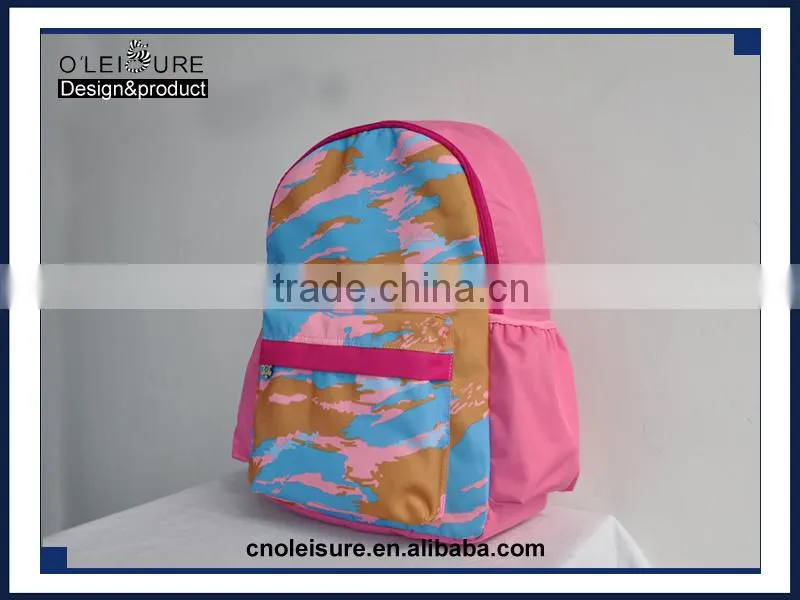 2015 new products backpack childrens fabric bags school backpack