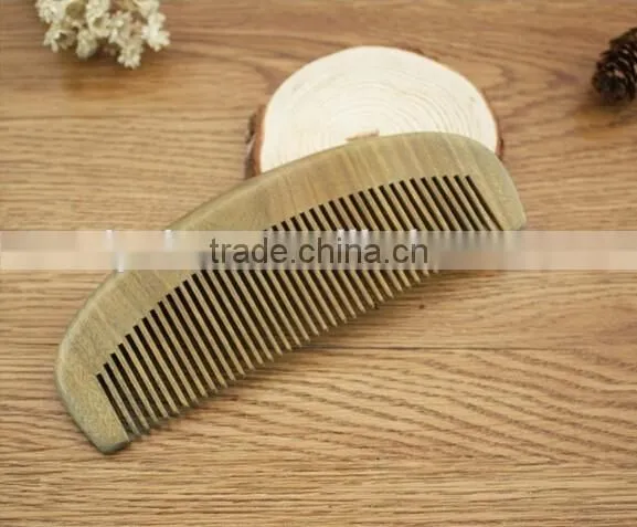 Hot selling OEM logo cheap wooden hair beard comb