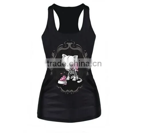 Women 3D Print Starry Sky Galaxy Space Tank Top Sleeveless Shirt Vest Graphic