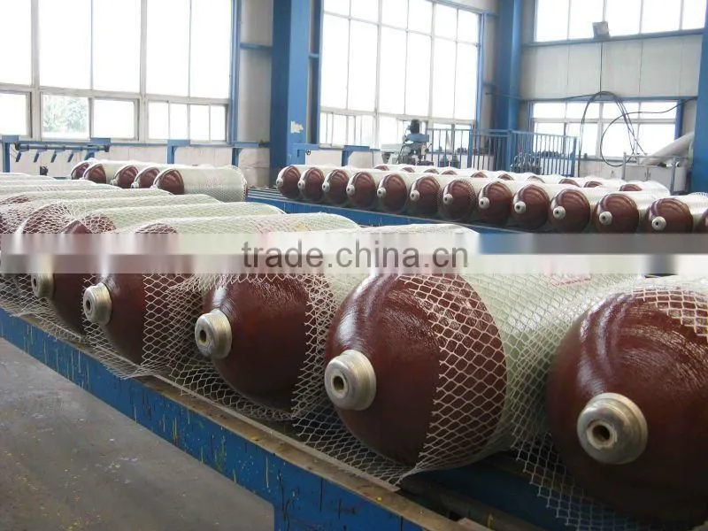 CNG cylinder, high pressure gas cylinders, car spare parts, OD356mm, ISO11439