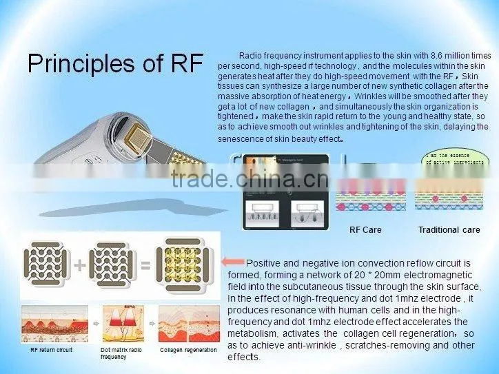 2014 face lifting system microneedle fractional rf thermagic machine