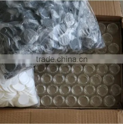5g/ 10g cheapest food-grade clear glass Container glass jar for sale