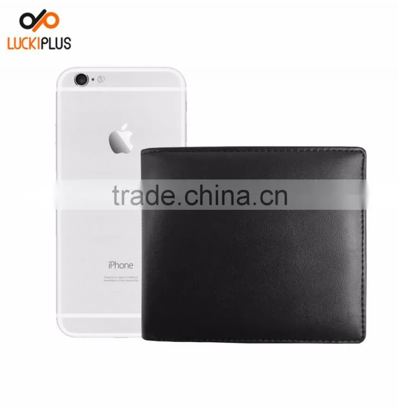 Luckiplus Leather RFID Blocking Leather Wallet for Men and Women Credit Card Protector
