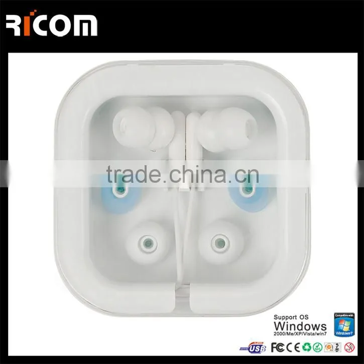 water proof earphone,tangle free earphone,earphone decoration---EO3001