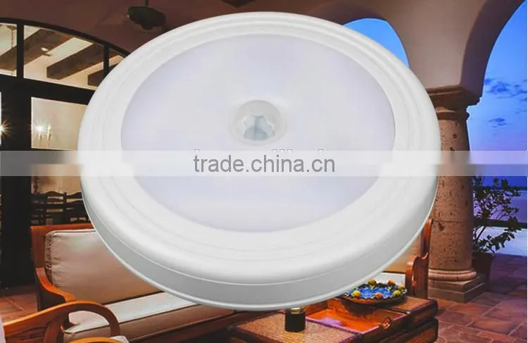 LED light source and white color motion sensor active night light