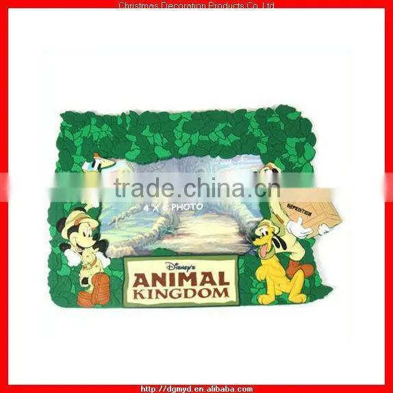 Cake shape 3D soft PVC photo frame for Best Friends (MYD-PF1548)