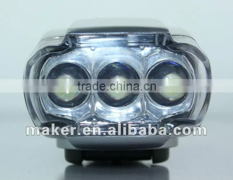 3 LED Cranking Dynamo Plastic Flashlight