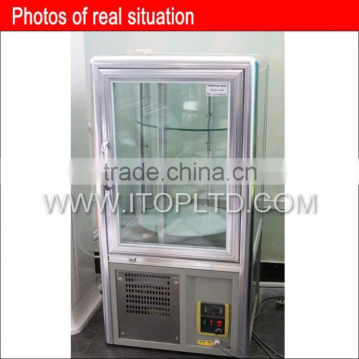 2~8 degrees Celsius Quadrilateral glass display showcase
