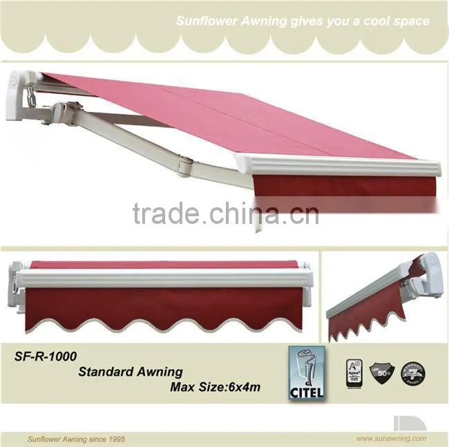 China Good outdoor furniture Window retractable awning