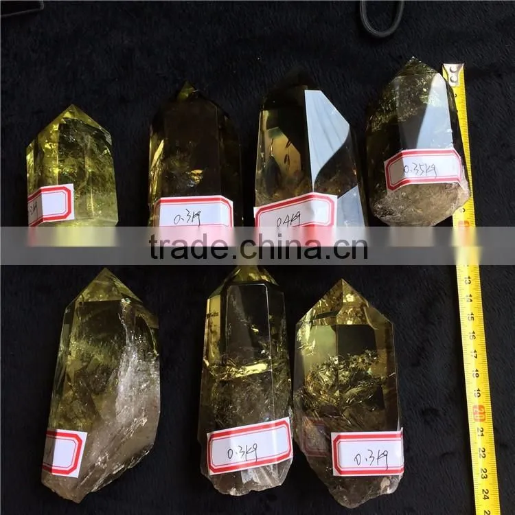 Natural Crystal Citrine Stone Wand Point Wholesale