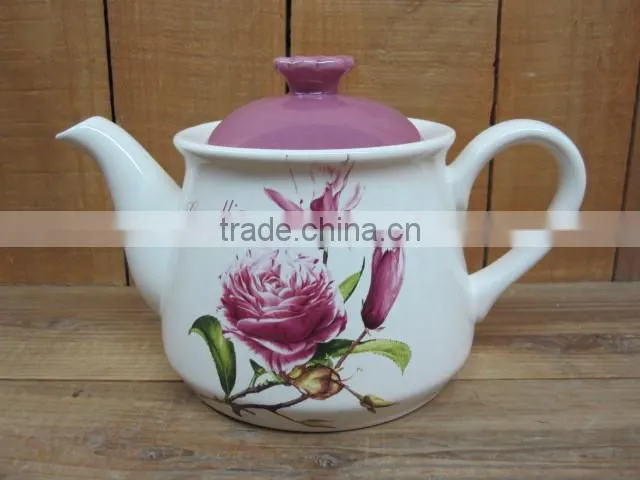 Artistic ceramic breakfast cup and saucer set