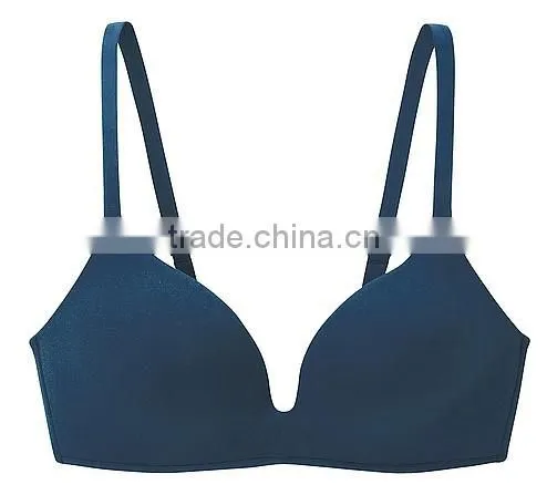 2014 new arrival ladies underwear seamless wireless soft comfortable bra