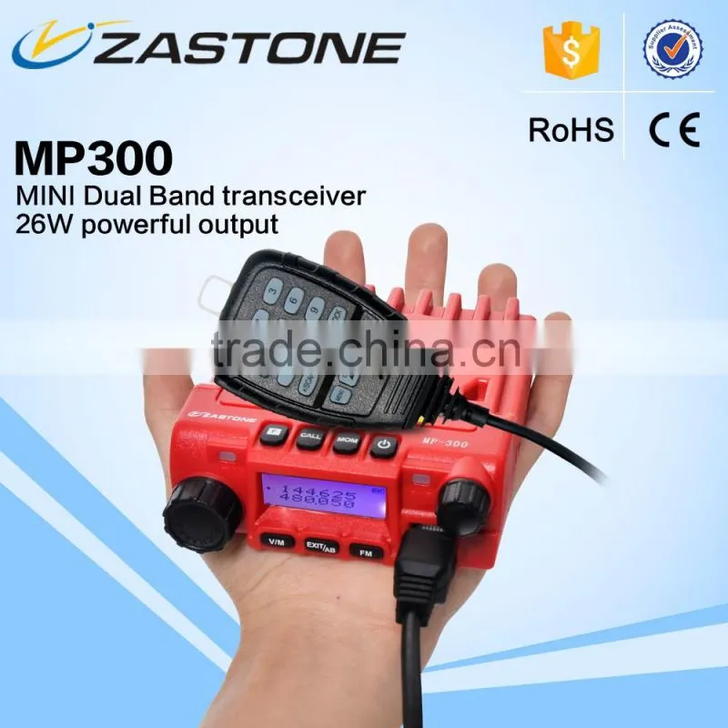 Zastone Dual Band Mini Radio Zastone MP-300 136-174/400-480MHz Mini Mobile woki toki