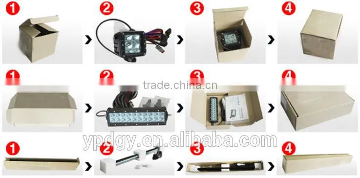 200w 186w 90w 51w 36w 33w 27w 24w 18w 12w 15w 9w car 16w/4pcs*4w square spot LED work light