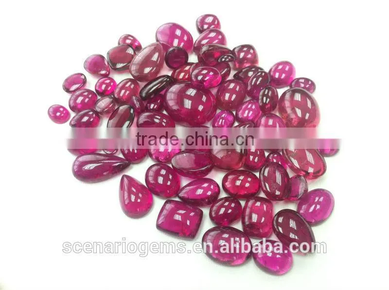 #NZZZ Natural Multi-Shape Loose Gemstone Rubellite Cabochons