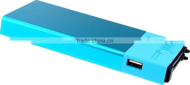 new products 2016 innovative product dual USB mobile phon high capacity portable power bank 8000mah with aluminium alloy and ABS
