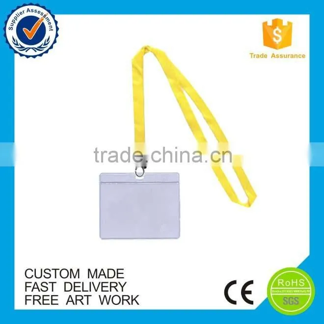 Promotional cheap gifts ID card holder custom sublimation polyester lanyard