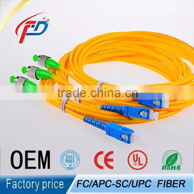 singlemode duplex FC/APC-SC/UPC fiber optic cable patch cord