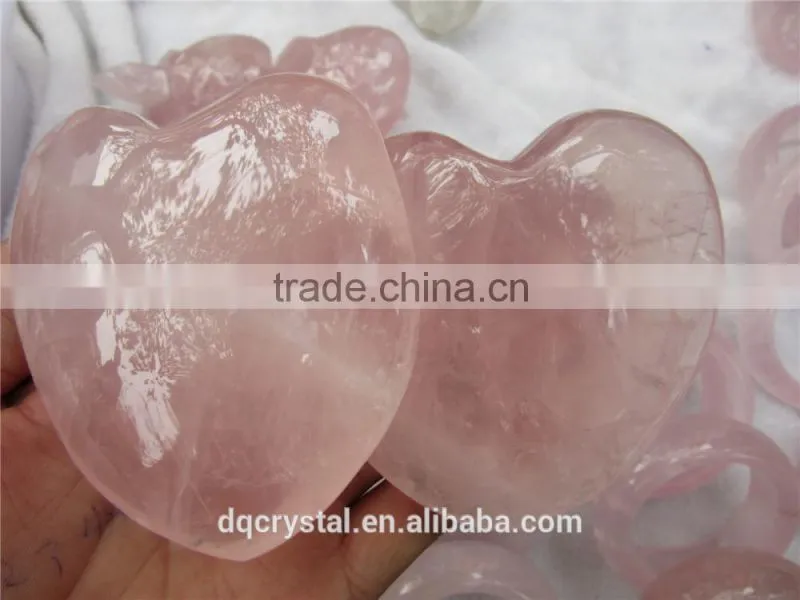 Beautiful natural crystal heart for wedding decoration