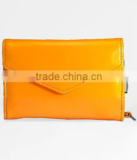 stylish pu/pvc foldover wallet for Iphone